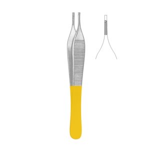 Adson Brown Dissecting Forceps Tungsten Carbide Inserts