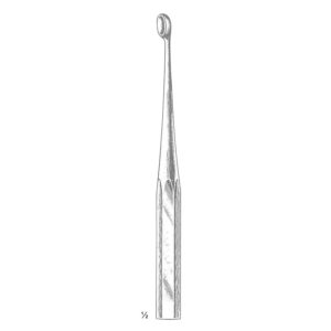 Bruns Oval Cup Bone Curettes