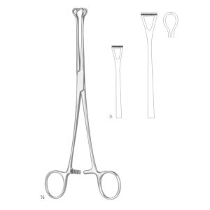 Babcock Atrauma Tissue and Organ Holding Forceps