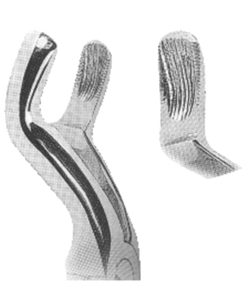 Extracting Forceps With Anatomically Shaped Handle
