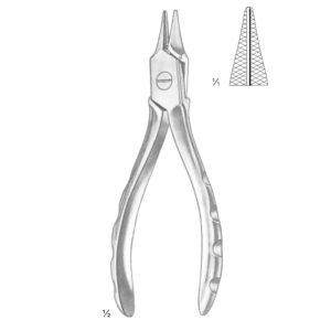 Flat Nose Pliers with Groove