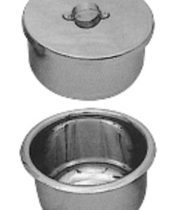 Gallipot with and without lid