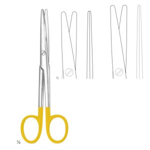 Mayo Stile Scissors with Tungsten Carbide Inserts